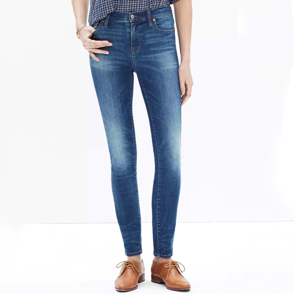 Madewell 9" High-Rise Skinny Jeans in Dayton Wash